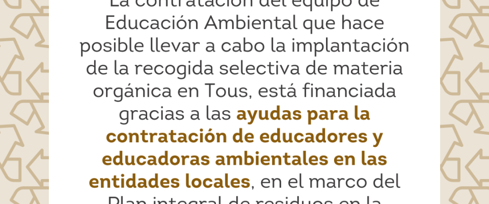 HISTORIA TOUS ED AMBIENTAL