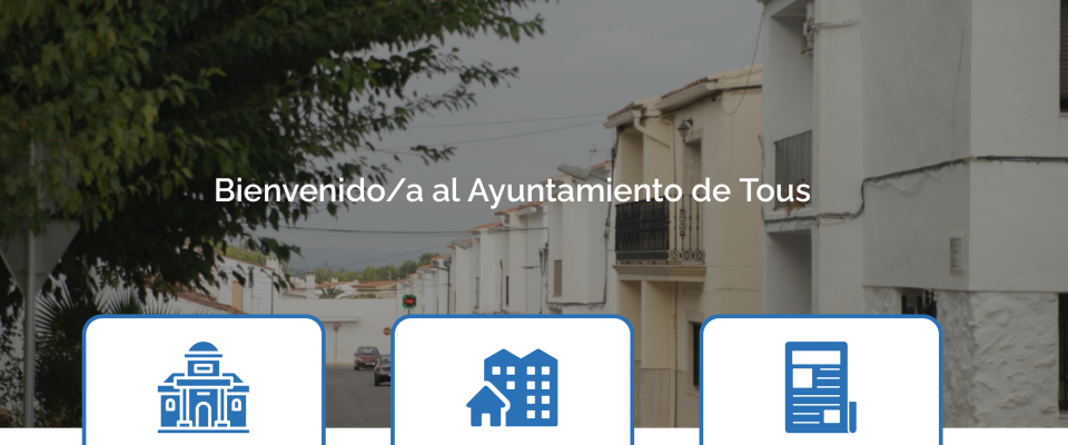 Tous apuesta por la transparencia y la inclusión con su nueva página web municipal